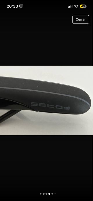 Sillín Selle Royal SETA S1 Negro