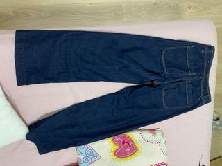 Vaqueros anchos azules