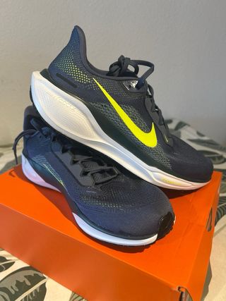 Nike Air Zoom Zapatillas Hombre Azul Amarillo
