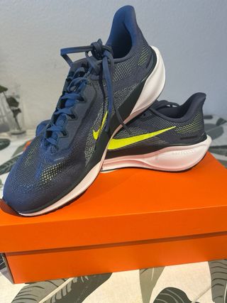 Nike Air Zoom Zapatillas Hombre Azul Amarillo