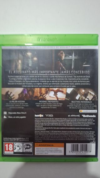 Dishonored: La Muerte del Forastero Xbox One