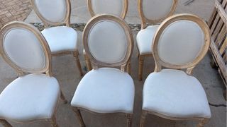 Bonitas sillas de comedor estilo Luis XVI