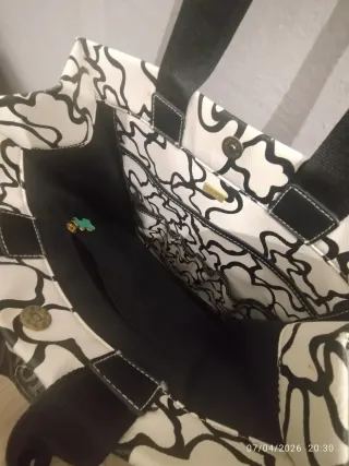 Bolso Tous Blanco y Negro