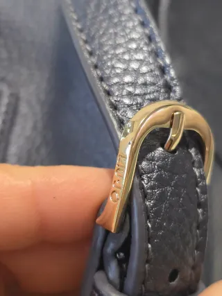 Bolso y cartera Liu Jo violeta metalizado
