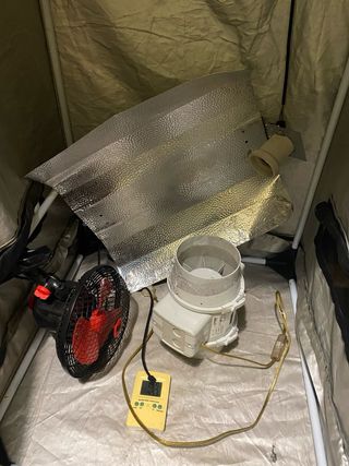 Armario Cultivo Interior con todos los accesorios