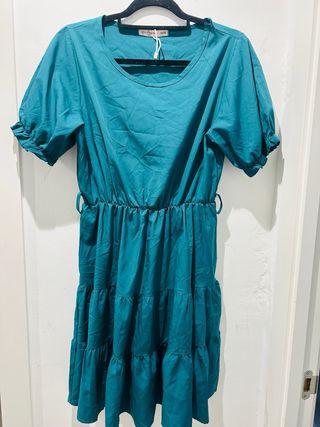 VESTIDO MUJER MANGA CORTA - TALLA L