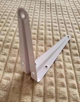 Soporte Estantería Metálico Blanco