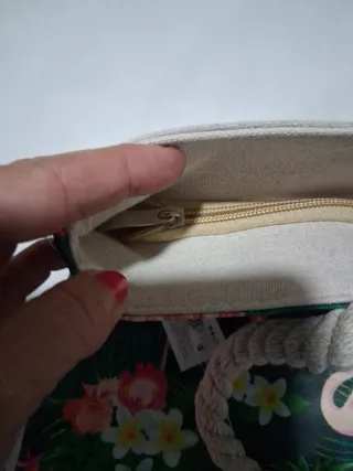 Bolso de playa tropical flamencos