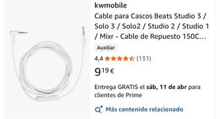 Auriculares Beats Blancos