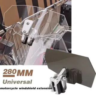 Extensión Parabrisas Moto Universal Transparente