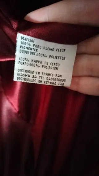 Chaqueta vintage de cuero