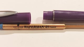 Bolígrafo Waterman vintage morado, década 90