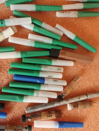 Lotto materiale vario per orologiaio