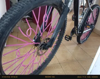 Bicicleta Scott Montaña Ruedas Rosas