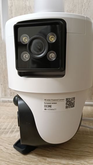 Câmera Rotativa V380 Pro WiFi Solar 4G