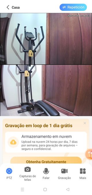 Câmera Rotativa V380 Pro WiFi Solar 4G