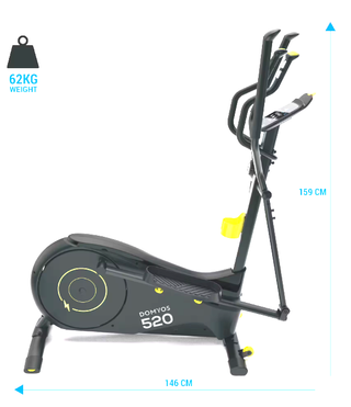 Bicicleta Elíptica Domyos EL520 Autoalimentada