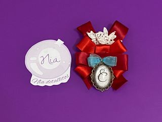 Lazo para carrito con inicial