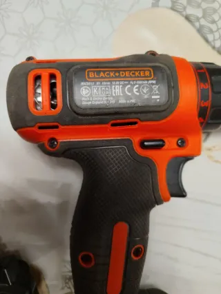 Taladro Black+Decker Batería Cargador