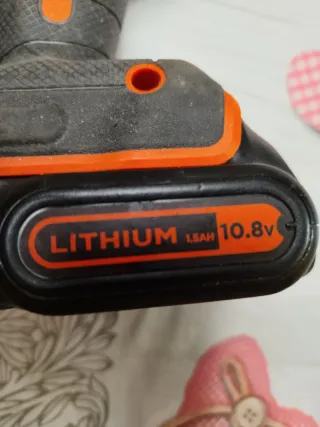 Taladro Black+Decker Batería Cargador