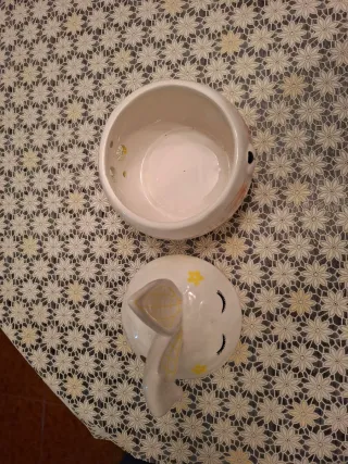 Portacioccolatini coniglietto in ceramica