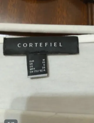 Camiseta manga corta Cortefiel, talla M