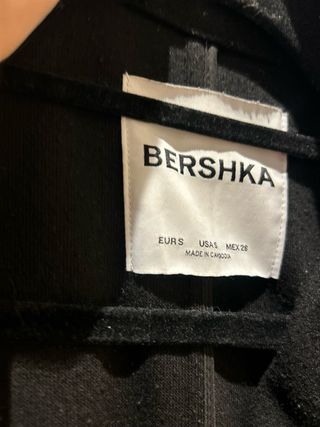 ABRIGO MUJER PAÑO NEGRO - TALLA S