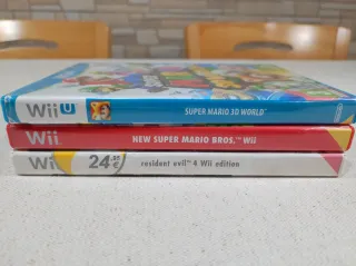 Cajas y Manuales de Wii y Wii U