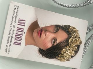 Tocado/Cinturón ANI BURECH sin estrenar