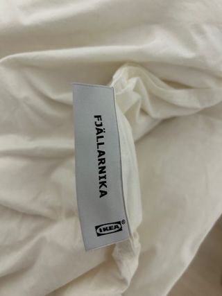 Nórdico de tela blanco con funda nórdica