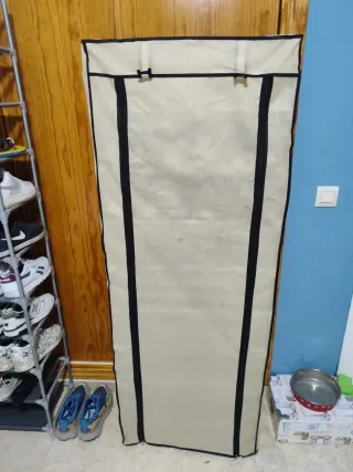 Zapatero 27 pares beige y negro