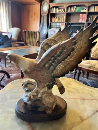 Figura águila cerámica REX Valencia vintage