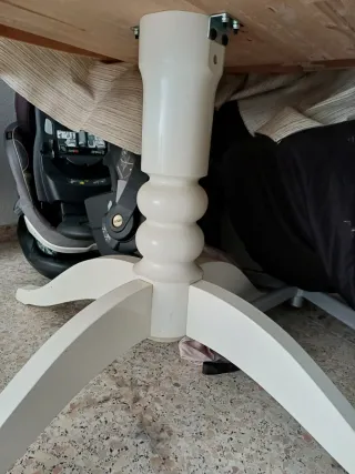 Mesa redonda cristal 110 cm