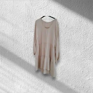 Vestido beige informal