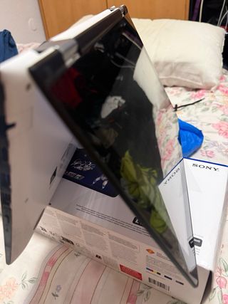 Lenovo Táctil Plegable Negro/Plateado