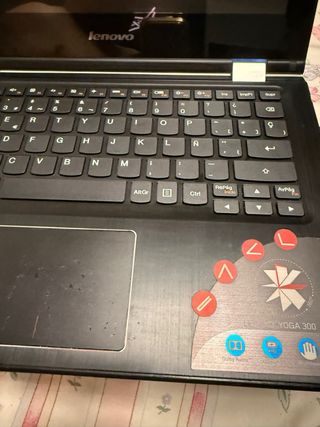 Lenovo Táctil Plegable Negro/Plateado