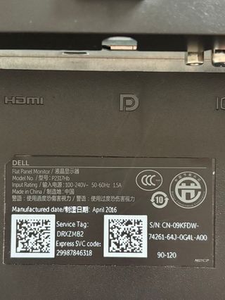 Monitor Dell 23 con pie independiente