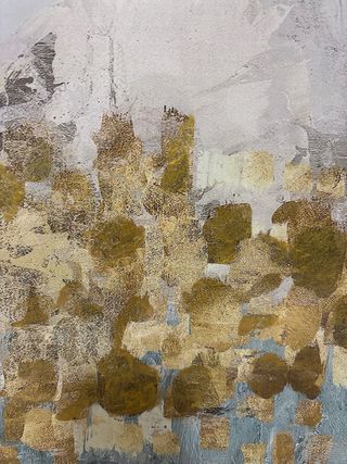 2 Quadri Astratti Beige e Blu