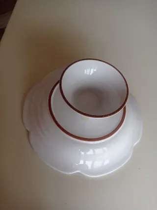 Alzatina ceramica vintage girasoli