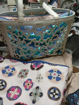 Lote bolsas interiores azul y verde