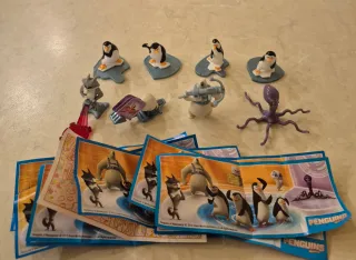 Kinder Pinguini Madagascar 2015 Serie Incompleta