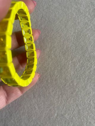 Pulseira com Cristais Amarelos