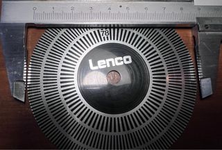 Portacápsulas y Estroboscopio Lenco