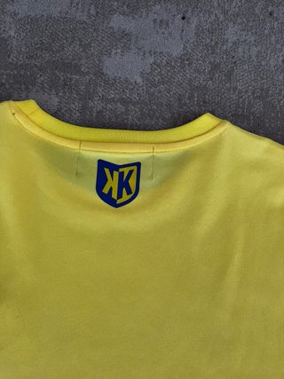 Completo T-shirt e pantaloncini gialli footkorner
