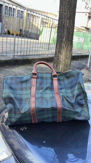 Borsa Ralph Lauren anni 90 tartan