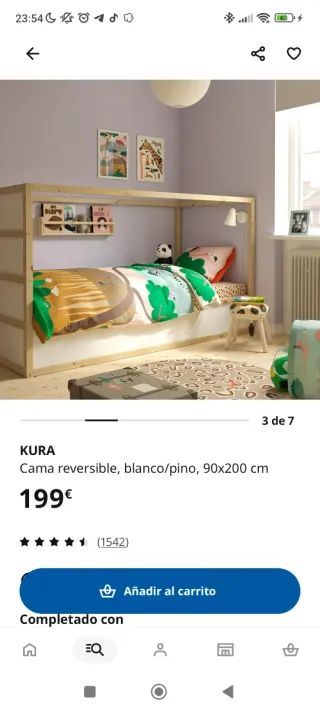 URGE VENTA Litera infantil IKEA madera + 2 colchon