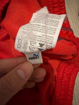 Camiseta Puma Talla S Roja Ligera Vintage