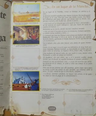 Álbum Don Quijote de la Mancha (Incompleto) 1978