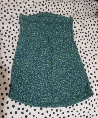 Camiseta palabra de honor BSK floral Talla S