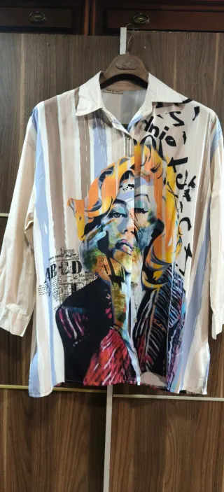 Camisa Marilyn Monroe Talla XL